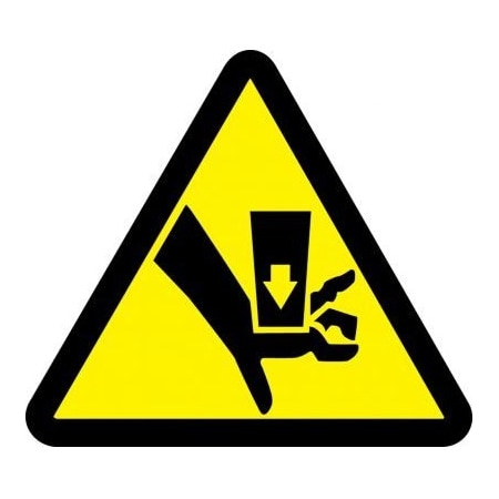ISO SAFETY LABEL WARNING  KEEP LSGW1418